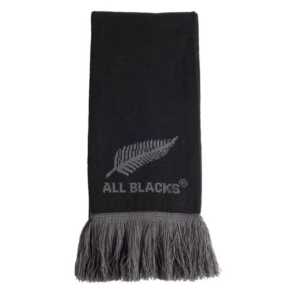 SZALIK ALL BLACKS. Czarne szaliki i kominy damskie Adidas, bez wzorów, z materiału. Za 129.00 zł.