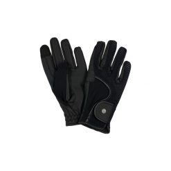 Siatkowe rękawiczki jeździeckie Catago FIR-Tech. Czarne rękawiczki dziecięce CATAGO, bez ramiączek. Za 225.50 zł.