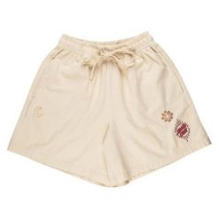 Spodenki Santa Cruz Scatter walkshorts off white. Białe szorty męskie Santa Cruz, bez kołnierzyka. Za 296.06 zł.