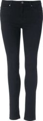 Clique spodnie 5-pocket stretch damskie w twillu – black. Czarne spodnie materiałowe damskie CLIQUE, bez wzorów, z bawełny, klasyczne. Za 262.20 zł.