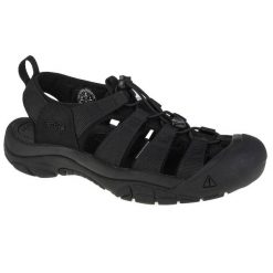 Sandały męskie, Keen Newport H2. Czarne sandały męskie Keen, z gumy, bez zapięcia. W wyprzedaży za 437.90 zł.