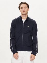 Lacoste Bluza SH1457 Granatowy Regular Fit. Niebieskie bluzy bez kaptura męskie Lacoste, m, z bawełny. Za 459.99 zł.