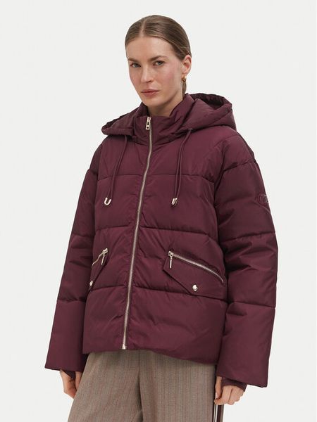 Liu Jo Kurtka zimowa TF6006 TS62A Bordowy Regular Fit. Czerwone kurtki damskie Liu Jo, na zimę, xl, bez wzorów, z syntetyku, bez kaptura. Za 1,119.00 zł.