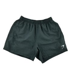 Gymshark krótkie spodenki damskie do biegania. Czarne spodenki sportowe damskie Gymshark, bez wzorów, z materiału, klasyczne, z obniżonym stanem. Za 42.56 zł.