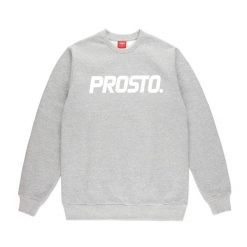 Bluza męska PROSTO Crewneck Toras. Szare bluzy bez kaptura męskie Prosto., m. Za 189.99 zł.