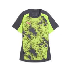 Damska koszulka piłkarska individualBLAZE PUMA Galactic Gray. Szare bluzki damskie Puma, bez wzorów, eleganckie, bez kołnierzyka, bez ramiączek. Za 118.10 zł.