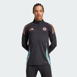 Bluza FC Bayern Tiro 24 Training. Czarne bluzy bez kaptura męskie Adidas, xl, z materiału. W wyprzedaży za 244.30 zł.