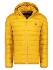 Geographical Norway Kurtka pikowana "Amigolor" w kolorze żółtym rozmiar: XL. Żółte kurtki męskie Geographical Norway, xl, bez wzorów, bez kaptura. Za 196.70 zł.