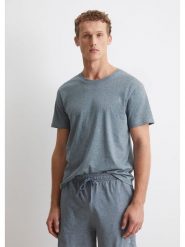 Marc O´Polo Bodywear Koszulka piżamowa w kolorze niebieskim rozmiar: XXL. Niebieskie koszulki polo męskie xxl, bez wzorów, z bawełny, bez ramiączek. Za 83.62 zł.