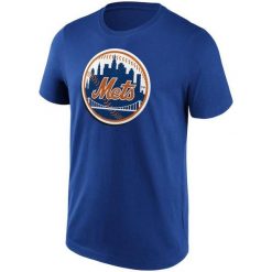 T-Shirt MLB New York Mets New Era Bleu. Niebieskie t-shirty męskie New Era, l, bez wzorów, z materiału, bez kołnierzyka. Za 174.00 zł.