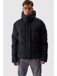 4F Kurtka puchowa w kolorze czarnym rozmiar: L. Czarne kurtki męskie 4f, na zimę, l, bez wzorów, z puchu, bez kaptura. Za 231.13 zł.