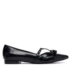 Baleriny Liu Jo. Czarne baleriny damskie Liu Jo, bez wzorów, bez obcasa. Za 659.99 zł.