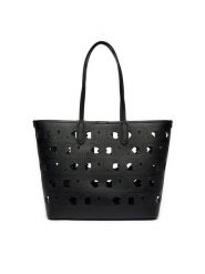 MICHAEL Michael Kors Torebka 30S4SZAT7P Czarny. Czarne torebki klasyczne damskie MICHAEL Michael Kors, bez wzorów, ze skóry, bez dodatków. Za 899.99 zł.