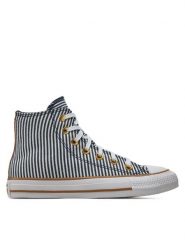 Converse Trampki Chuck Taylor All Star Herringbone Stripe A07232C Niebieski. Niebieskie trampki i tenisówki damskie Converse, bez wzorów, z materiału. Za 229.99 zł.