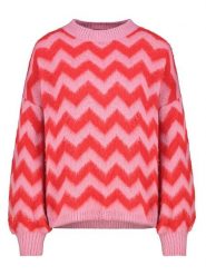 Sublevel Sweter w kolorze różowo-jasnoróżowym rozmiar: L/XL. Czerwone swetry klasyczne damskie Sublevel, l, bez kołnierzyka. Za 143.90 zł.