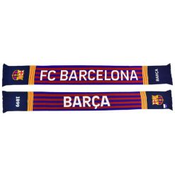 Szalik FC Barcelona dwustronny oficjalny licencjonowany. Czerwone szaliki i kominy damskie FC Barcelona, bez wzorów. Za 119.00 zł.