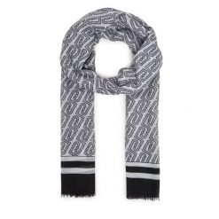 Szal Liu Jo. Czarne szaliki i kominy damskie Liu Jo, bez wzorów. Za 169.99 zł.