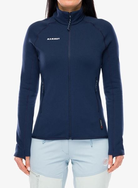 Bluza rozpinana damska Mammut Aconcagua ML Jkt. Niebieskie bluzy z kapturem damskie Mammut, m, z materiału. Za 890.99 zł.