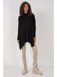 Happiness Istanbul Sweter w kolorze czarnym rozmiar: onesize. Czarne golfy damskie Happiness Istanbul, z wiskozy, bez kołnierzyka. Za 73.99 zł.