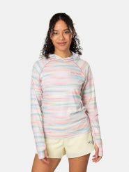 KARI TRAA Koszulka funkcyjna "Sanne" ze wzorem rozmiar: XS. Bluzki sportowe damskie Kari Traa, xs, bez wzorów, bez ramiączek. Za 173.99 zł.