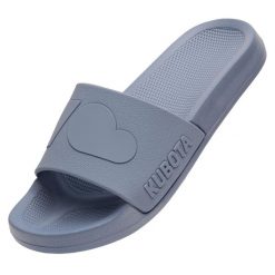 Kubota Klapki Basenowe Basic Plain Cloud. Szare klapki damskie Kubota, bez wzorów, bez obcasa. Za 99.99 zł.