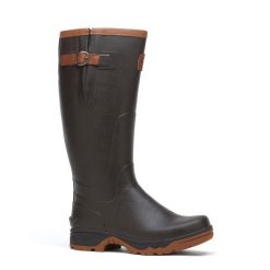 Buty Rouchette Grand Veneur. Brązowe buty trekkingowe męskie Rouchette, na zimę, z gumy, bez zapięcia, outdoorowe. Za 604.50 zł.