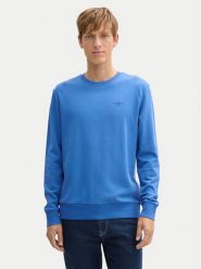 Tom Tailor Bluza 1045939 Niebieski Regular Fit. Niebieskie bluzy bez kaptura męskie Tom Tailor, l, z bawełny. Za 89.99 zł.