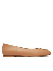 Aigner Baleriny Madeleine 2A 1251300 Brązowy. Brązowe baleriny damskie Aigner, bez wzorów, ze skóry, bez obcasa. Za 799.99 zł.