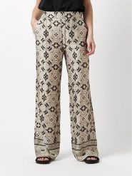 Rosner Spodnie w kolorze beżowo-czarnym rozmiar: W44/L32. Brązowe spodnie materiałowe damskie Rosner, bez wzorów, z materiału. Za 208.99 zł.