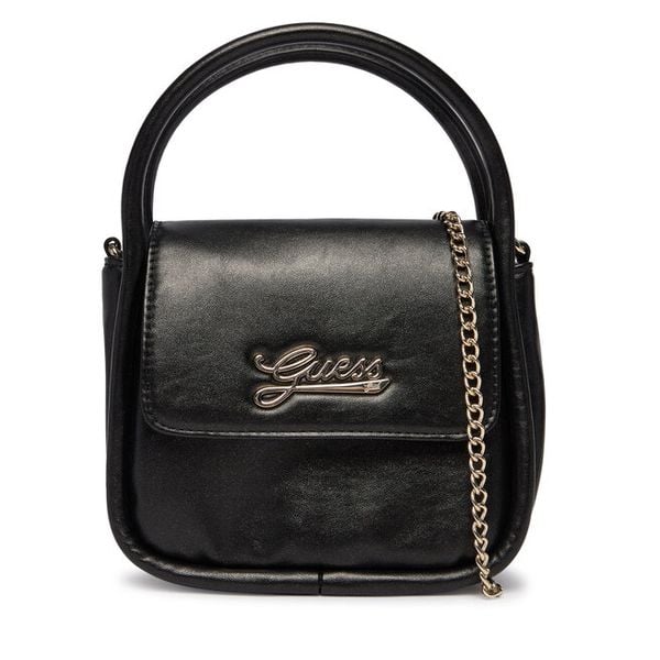 Torebka Guess. Czarne torebki klasyczne damskie Guess, z aplikacjami, bez dodatków. Za 299.99 zł.