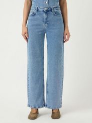 YAS Dżinsy - Comfort fit - w kolorze niebieskim rozmiar: W31/L32. Niebieskie jeansy damskie YAS, z podwyższonym stanem. Za 214.95 zł.