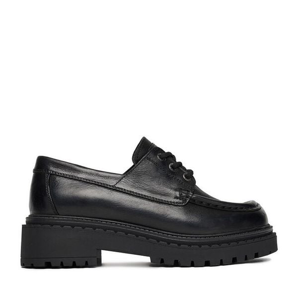 Półbuty G-Star. Czarne półbuty damskie G-Star, bez wzorów, retro, bez obcasa, na płaskiej podeszwie. Za 209.99 zł.