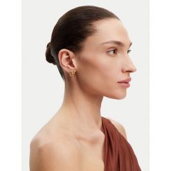 Kolczyki Guess. Szare kolczyki damskie Guess, srebrne. Za 249.99 zł.