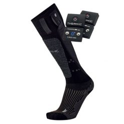 Zestaw skarpety baterii ski doroslych Therm-ic Set Heat Uni + S-Pack 1400 B. Czarne skarpetki damskie THERM-IC, bez wzorów. W wyprzedaży za 970.75 zł.