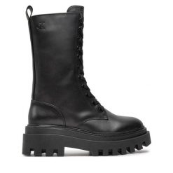 Trapery Calvin Klein. Czarne trapery damskie CALVIN KLEIN, bez obcasa. Za 899.99 zł.