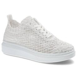 Białe Półbuty Artiker Damskie Wygodne Obuwie. Białe półbuty damskie Artiker, bez wzorów, eleganckie, bez obcasa. Za 169.00 zł.