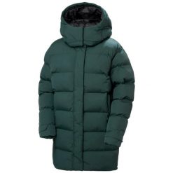 Parka damska z kapturem Helly Hansen Aspire. Czarne parki damskie Helly Hansen, bez wzorów, z puchu. W wyprzedaży za 1,080.90 zł.
