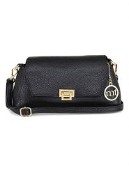 Mia Tomazzi Skórzana torebka "Berbera" w kolorze czarnym - 27 x 16 x 8 cm rozmiar: onesize. Czarne torebki klasyczne damskie Mia Tomazzi, bez wzorów, z materiału, bez dodatków. Za 173.99 zł.