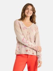 LIEBLINGSSTÜCK Sweter "Alara" w kolorze beżowym rozmiar: 40. Brązowe swetry klasyczne damskie LIEBLINGSSTÜCK, bez kołnierzyka. Za 375.96 zł.
