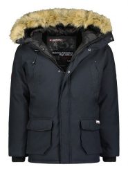 ANAPURNA Kurtka zimowa "Claudana" w kolorze granatowym rozmiar: XXL. Niebieskie kurtki męskie ANAPURNA, na zimę, xxl, z aplikacjami, klasyczne, bez kaptura. Za 382.89 zł.