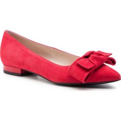 Baleriny EVA MINGE - Lebrija 5C 19GR1372411ES 808. Czerwone baleriny damskie Eva Minge, bez wzorów, z materiału, bez obcasa. W wyprzedaży za 249.00 zł.