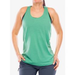 Top damski Smartwool Active Mesh Racerback Tank. Zielone topy damskie Smartwool, bez wzorów, z meshu, bez ramiączek. Za 209.99 zł.