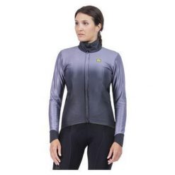 Kurtka rowerowa damska Alé Gradient grigio. Szare kurtki damskie ALÉ CYCLING, l, bez wzorów, bez kaptura. Za 449.99 zł.