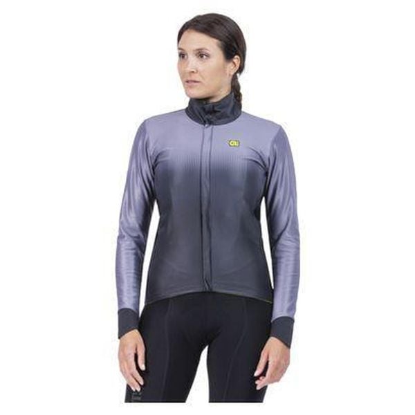 Kurtka rowerowa damska Alé Gradient grigio. Szare kurtki damskie ALÉ CYCLING, l, bez wzorów, bez kaptura. Za 449.99 zł.