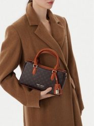 Nine West Torebka EO-GOLDEN POISE-KY397 Brązowy. Brązowe torebki klasyczne damskie Nine West, bez wzorów, bez dodatków. Za 299.99 zł.