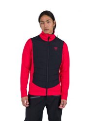Bluza Rossignol męska Classique Hybrid Clim FZ czerwona. Czerwone bluzy bez kaptura męskie Rossignol, m, z elastanu. Za 634.50 zł.