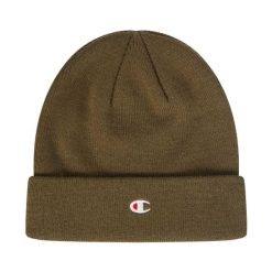 Czapka Champion Beanie Cap. Zielone czapki męskie CHAMPION, na zimę, bez wzorów, z materiału. Za 62.99 zł.