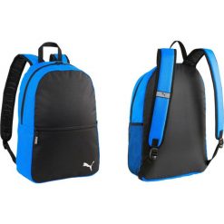 Plecak sportowy szkolny miejski Puma Team Goal Core czarno-niebieski 90238 02. Czarne plecaki damskie Puma, bez wzorów. Za 90.00 zł.