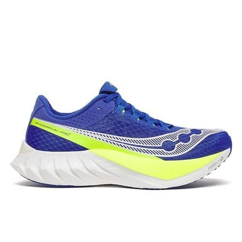 Buty do biegania męskie Saucony Endorphin Pro 4. Niebieskie obuwie do biegania damskie Saucony. Za 860.70 zł.