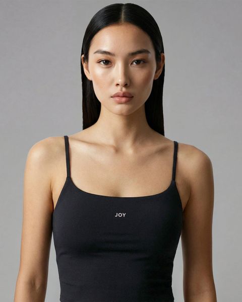 Koszulka bez rękawów Softform™ - Czarny. Czarne bluzki sportowe damskie JOY STUDIO, m, bez wzorów, ze skóry, bez ramiączek. Za 168.00 zł.